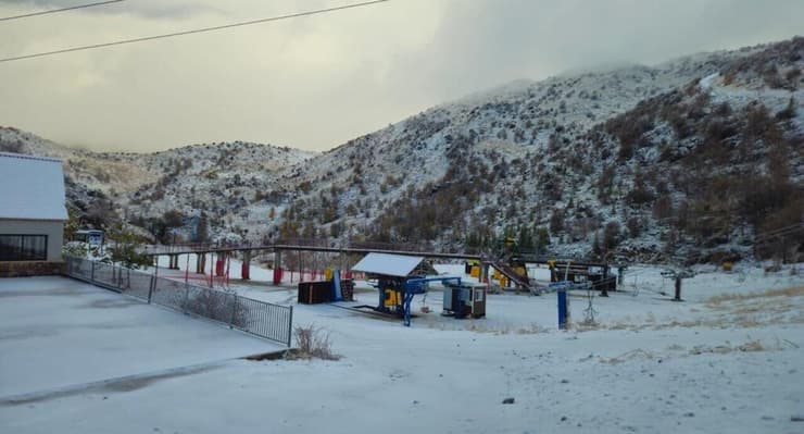 שלח בחרמון, הבוקר