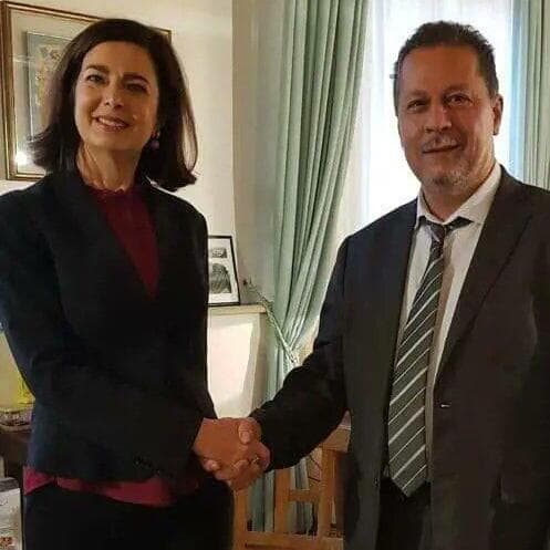 איטליה מעצר פעילי חמאס מוחמד חנון עם לאורה בולדריני