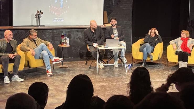 "אי-רוח" בפסטיבל מונטאז' בקאמרי (צילום: איה חיות) "אי-רוח" בפסטיבל מונטאז' בקאמרי