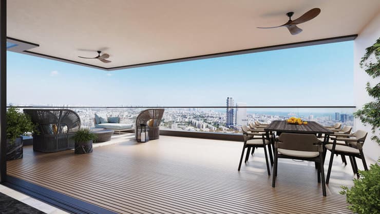 קו הרקיע החדש של בת־ים. פרויקט C ONE הקוממיות