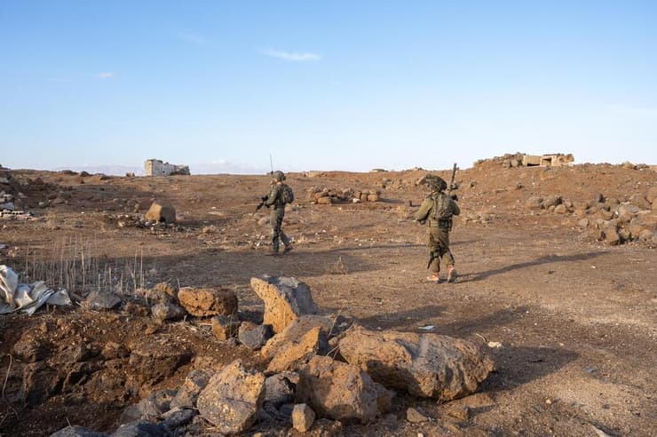 כוחות צה"ל בדרום סוריה (צילום: דובר צה"ל) תיעוד מפעילות כוחות חטיבת 'חוד החנית' (55) בדרום סוריה