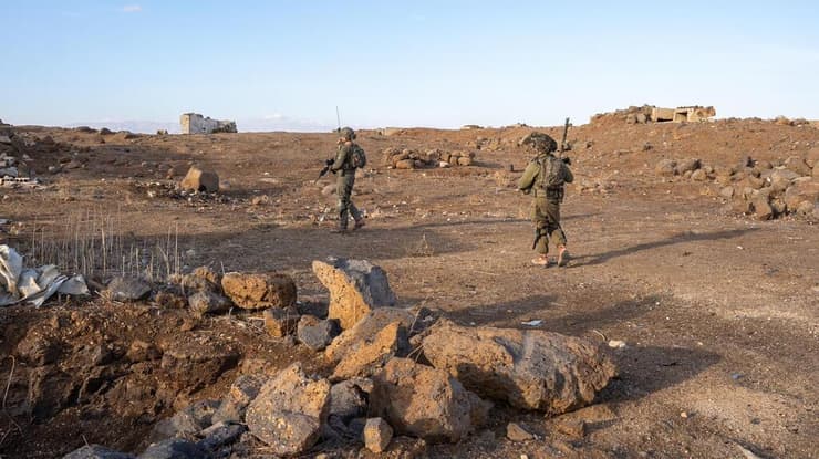 תיעוד מפעילות כוחות חטיבת 'חוד החנית' (55) בדרום סוריה (צילום: דובר צה"ל) תיעוד מפעילות כוחות חטיבת 'חוד החנית' (55) בדרום סוריה