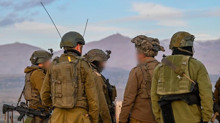 כוחות צה"ל בדרום סוריה (ארכיון) (צילום: דובר צה"ל) תיעוד מפעילות כוחות חטיבת 'חוד החנית' (55) בדרום סוריה