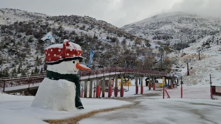 המפלס התחתון באתר החרמון, טמפ' 0 מעלות