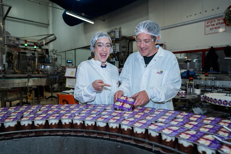 עידן ושירה אלתרמן מחלבה שטראוס צילום: ליאת לרנר