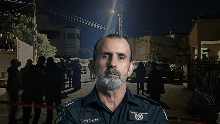 המפכ"ל דני לוי זירת רצח