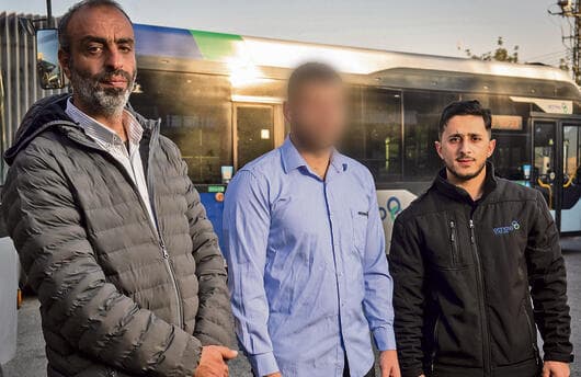 נהגים שחוו אלימות בירושלים | צילום: שלו שלום