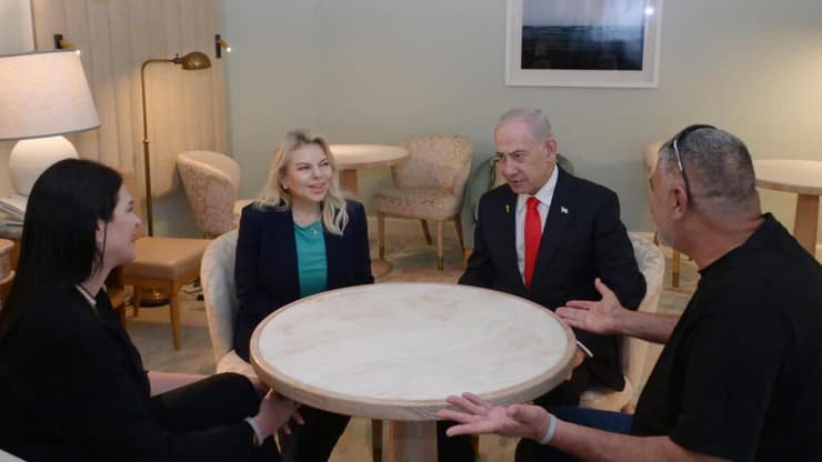 נתניהו והוריו של רן גואילי ז״ל בפלורידה