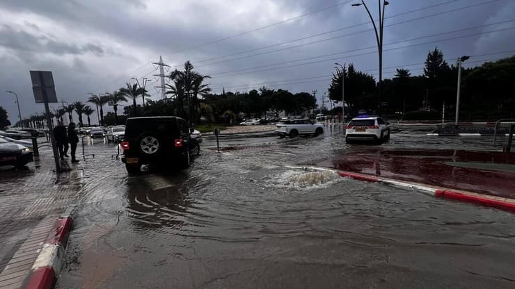 הצפות באשקלון