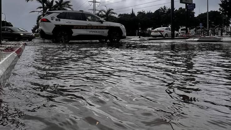 הצפות באשקלון