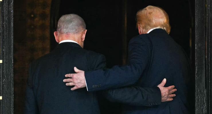 טראמפ ונתניהו בפסגה נוספת ביניהם במאר-א-לאגו שבפלורידה, 29 בדצמבר