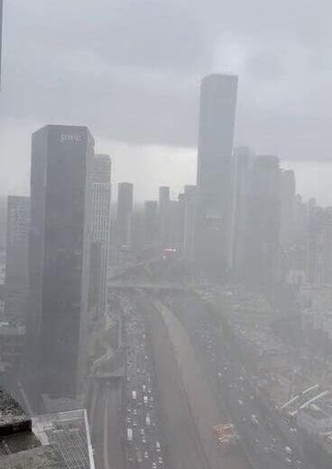 גשם בתל אביב