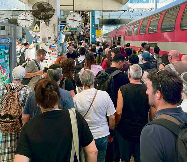 השבתת הרכבת בעקבות תקלת הענק, אוגוסט 2025