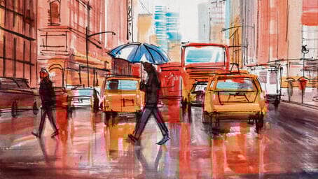 'רחובות בשקיעה', פול קנטון