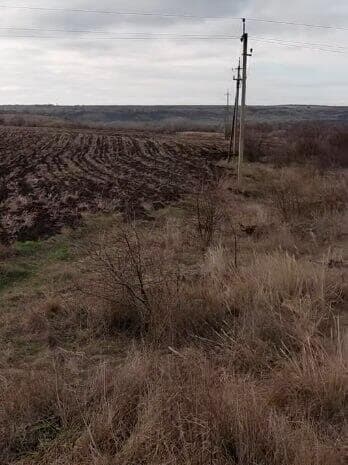 השדה החרוש במקום שבו עמד בית הקברות היהודי