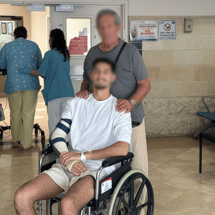 סמל ל' במחלקת השיקום (צילום: דובר צה"ל) דובר צה"ל פצועים עזה סמל ל' רב"ט ג' - איכות טובה