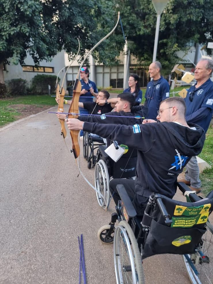 "הספורטאים מרגישים שהם צריכים להיות שם" (צילום: איגוד הקשתות) כתבת התנדבות