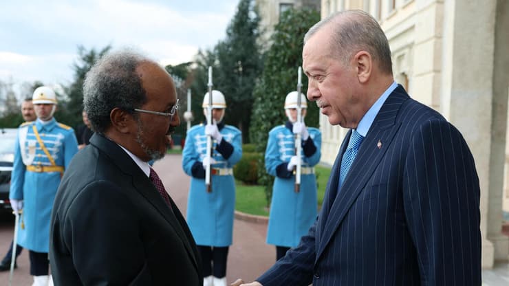 ארדואן יחד עם נשיא סומליה