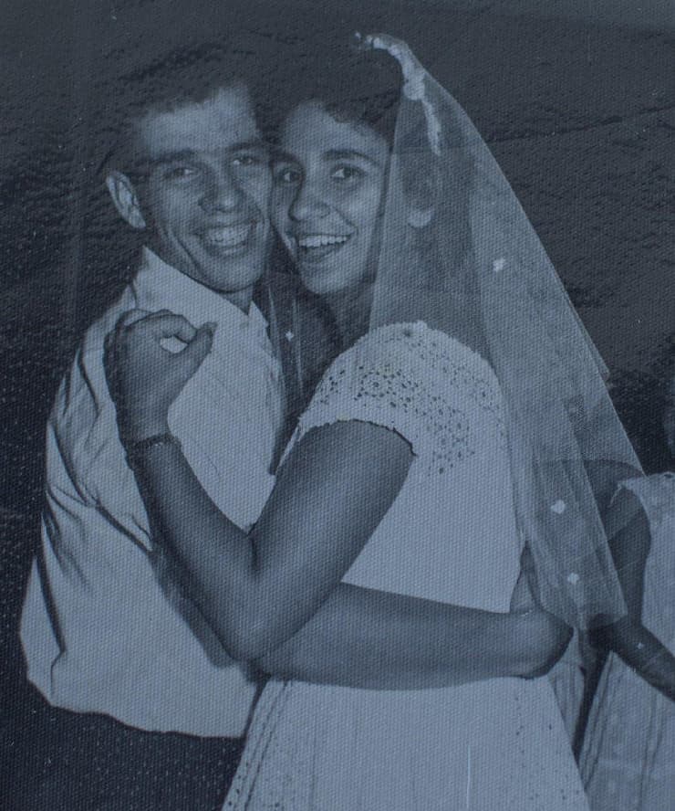 ד"ר אלי פישר עם אשתו דבורה ז"ל