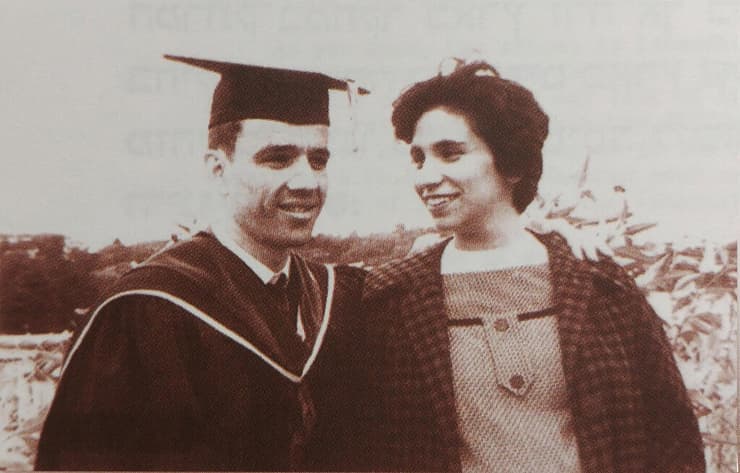 ד"ר אלי פישר עם אשתו דבורה ז"ל