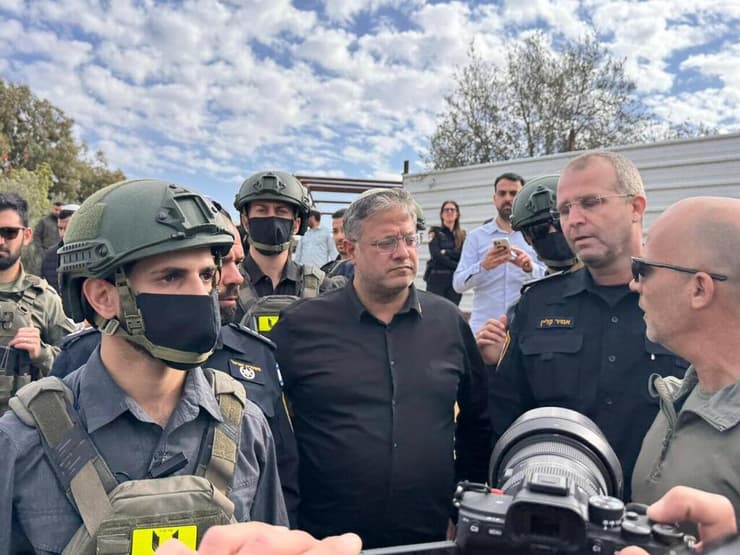 בן גביר בהצהרה לתקשורת בתראבין