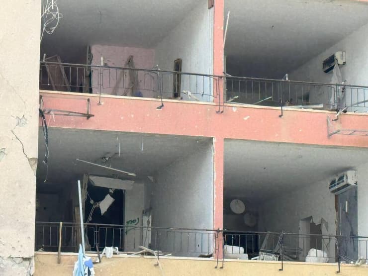 זירת נפילה ראשונה בשכונת נווה שאנן שבחיפה