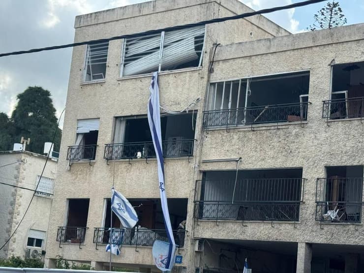 זירת נפילה ראשונה בשכונת נווה שאנן שבחיפה