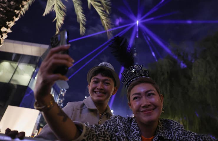 צילום: REUTERS/Amr Alfiky דובאי חגיגות שנה חדשה 2026