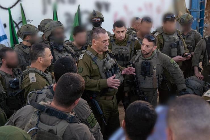 הרמטכ"ל אייל זמיר קיים סיור בדרום רצועת עזה