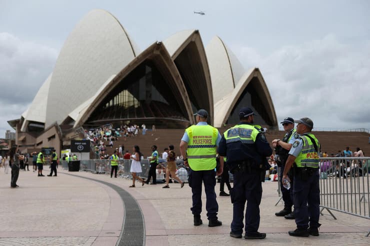 חגיגות שנה חדשה 2026 אוסטרליה אבטחה סידני בית האופרה