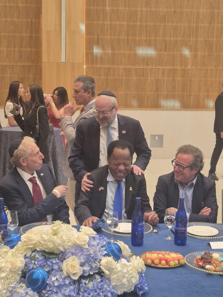 יהדה קפלון וליאו טארלו באירוע לכבוד רה"מ במיאמי