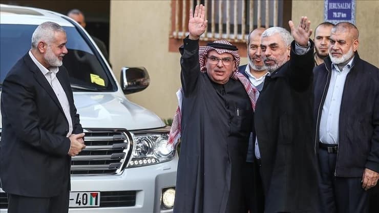 מוחמד אל עמאדי יו"ר הוועדה הקטארית לשיקום רצועת עזה 