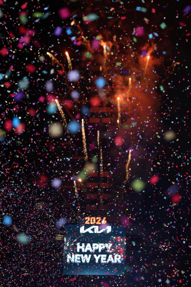 צילום: REUTERS/Kylie Cooper ערב השנה החדשה בניו יורק