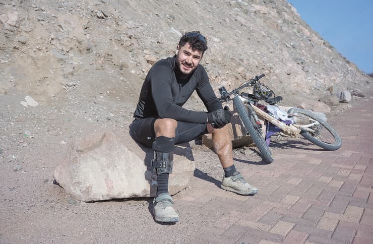 עומר בן עטיה בסיום המסע