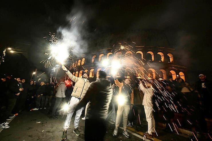 AFP חגיגות השנה החדשה ברומא, איטליה
