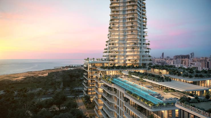 הדמיית פרויקט Rainbow בשדה דב תל אביב