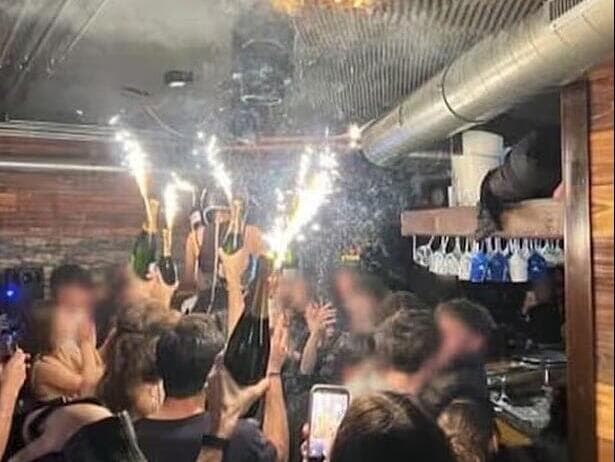 המסיבה באתר הסקי בשווייץ לפני האסון