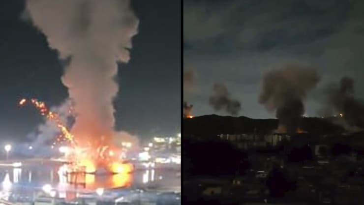 התיעודים מקראקס בירת ונצואלה פיצוצים בעיר הבירה של ונצואלה