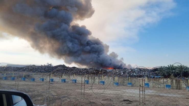 שריפת הפסולת ביריחו