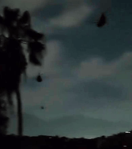 מסוקים שתועדו בשמי ונצואלה הבוקר פיצוצים בעיר הבירה של ונצואלה