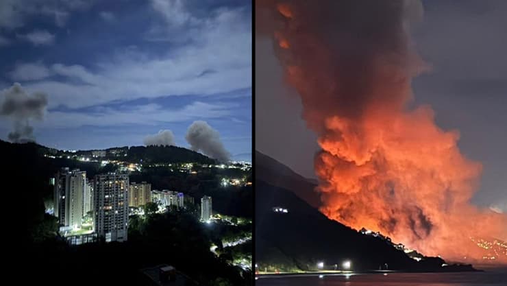 פיצוצים בעיר הבירה של ונצואלה