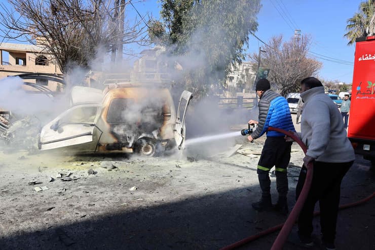 זירת התקיפה בדרום לבנון