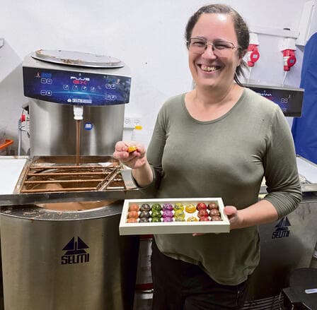 סדנאות שוקולד אצל ”אודט“ ברגבה