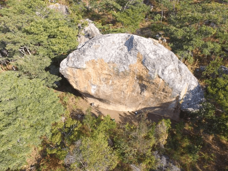 האתר בו התגלו שרידי המדורה במלאווי