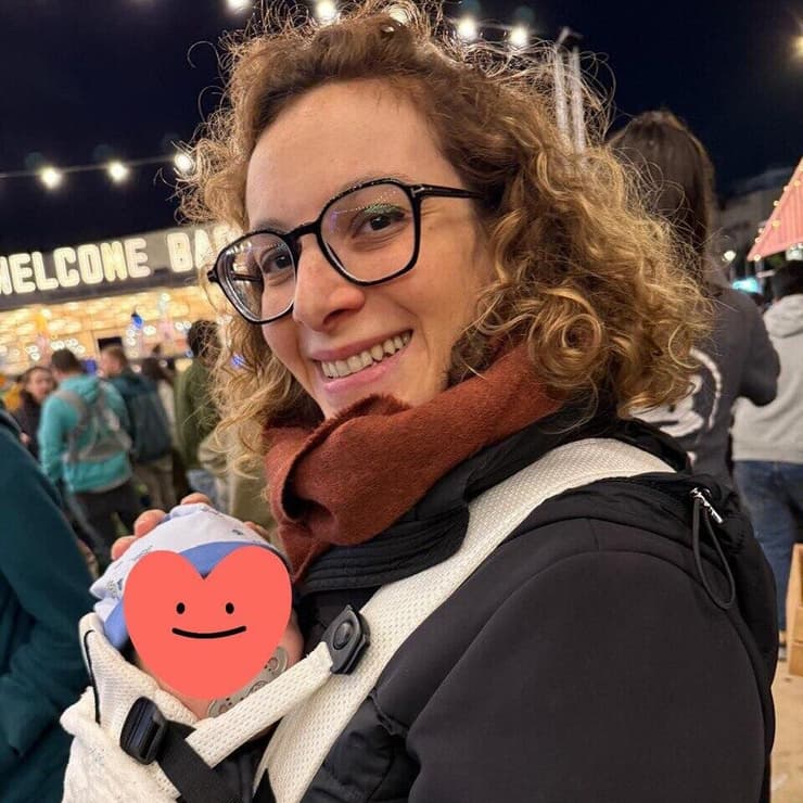 לסלי חן-מרג'ן ובנה התינוק (צילום: פרטי) לסלי חן-מרג'ן והתינוק שלה