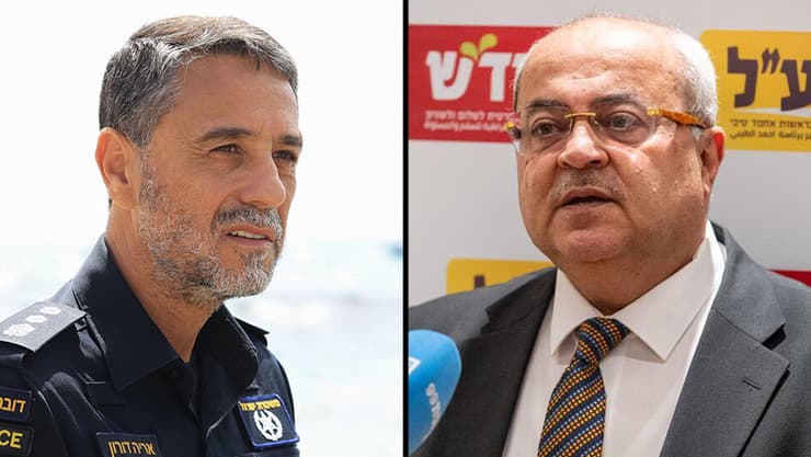 ח"כ טיבי ונצ"מ דורון (צילום: אלכס קולומויסקי, אלעד גרשגורן) ח"כ טיבי ונצ"מ דורון