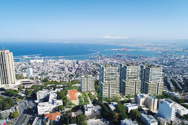 הדמיית פרויקט יפה נוף בחיפה של חברת דוניץ אלעד (הדמיה: viewpoint) הדמיית פרויקט יפה נוף בחיפה של חברת דוניץ אלעד