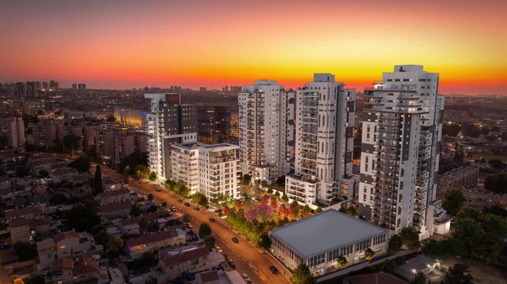 הדמיית פרויקט LOV LOD של חברת רוטשטיין בלוד