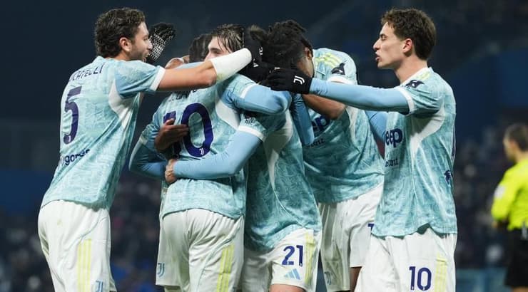 שחקני יובנטוס מאושרים