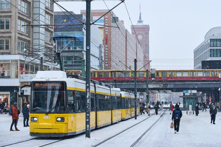 אירופה מזג אוויר גל קור גרמניה ברלין